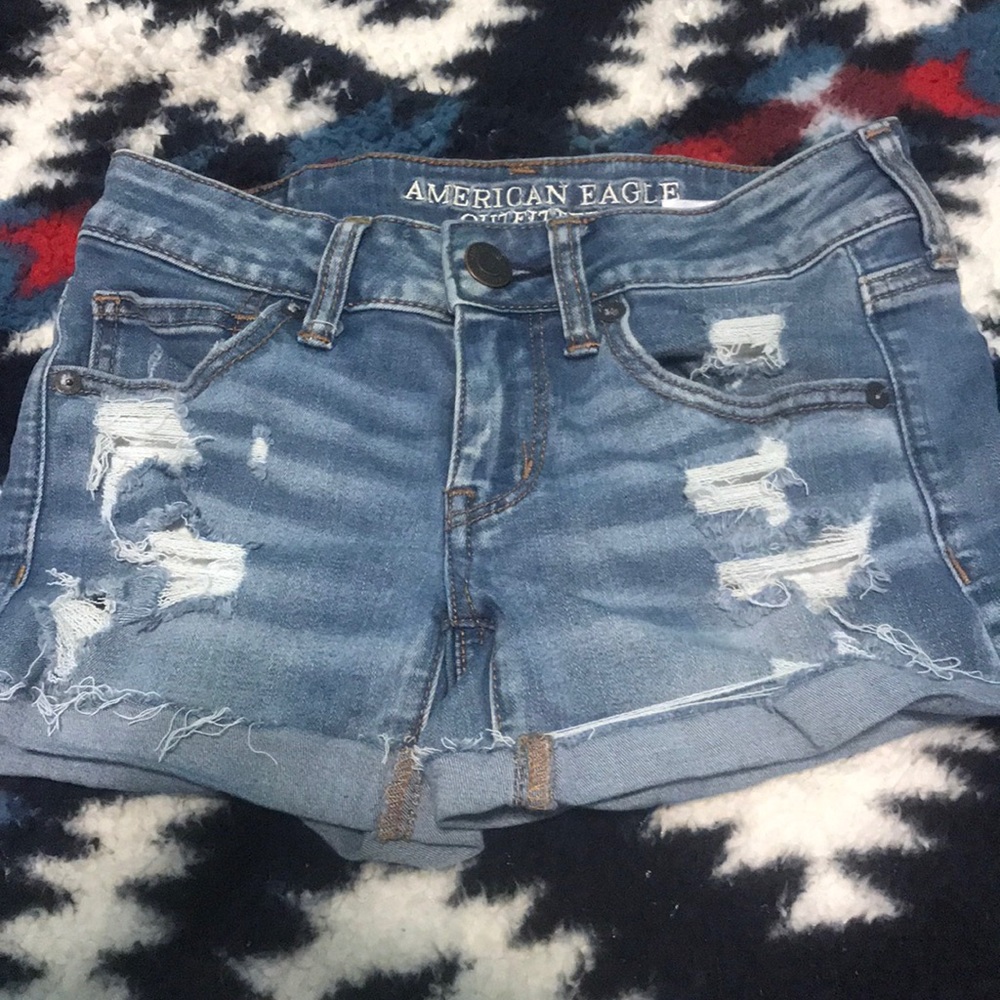 american eagle jean shorts (super stretch) - Picture 4 of 5